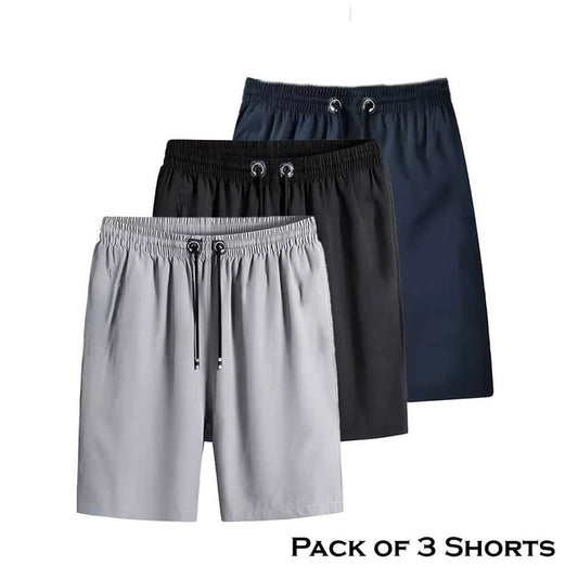 Men's Comfort Cotton Shorts – Set of 3